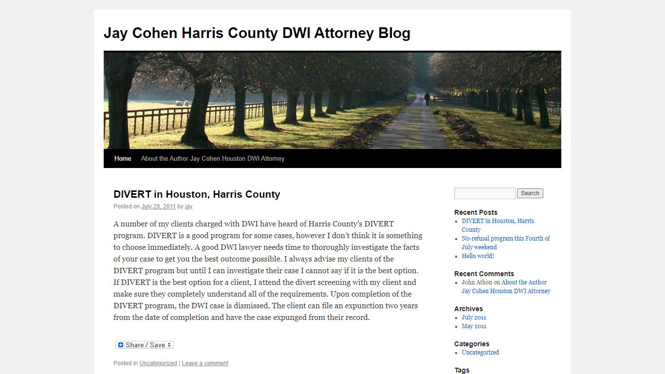 Jay Cohen Harris County DWI Attorney Blog