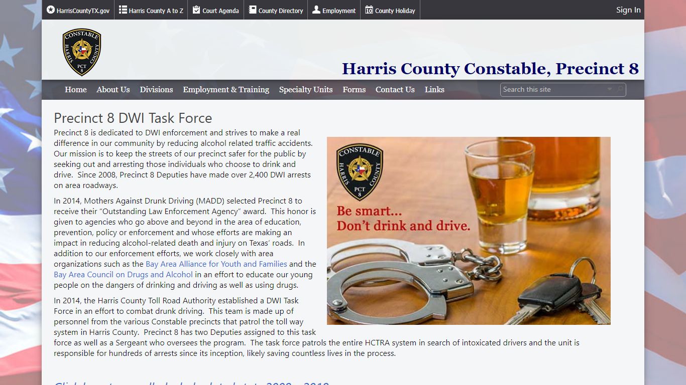 DWI Task Force - Harris County, Texas